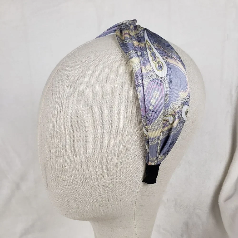 Paisley Satiny Wide Band Headband